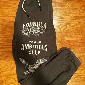 YoungLA “Young Ambitious Club” Joggers – Men’s Large
